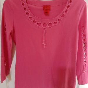 Christina pink top with embellishments size S